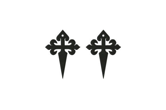 Black Flower Cross: A Craft Fair Standout
