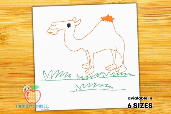 Camel Standing in the Desert