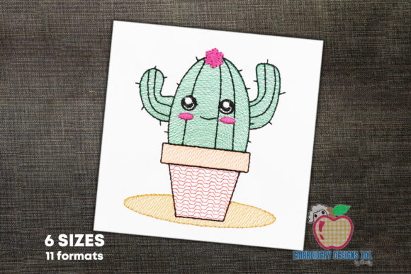 Cute Cactus Plant Quick Stitch