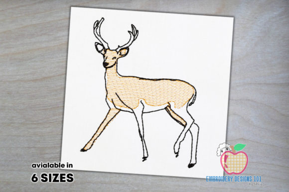 Deer Standing in the Field Quick Stitch