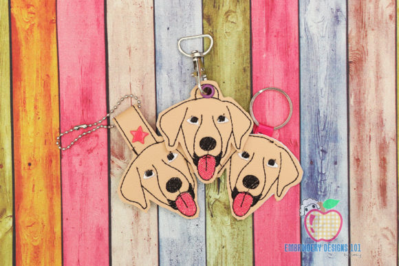 Labrador Retriever Dog ITH Key Fob