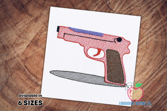 Pistol Sketch: A Real-World Embroidery Designer’s Review