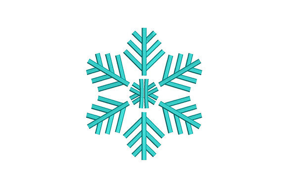 Sea Greene Snowflake Design